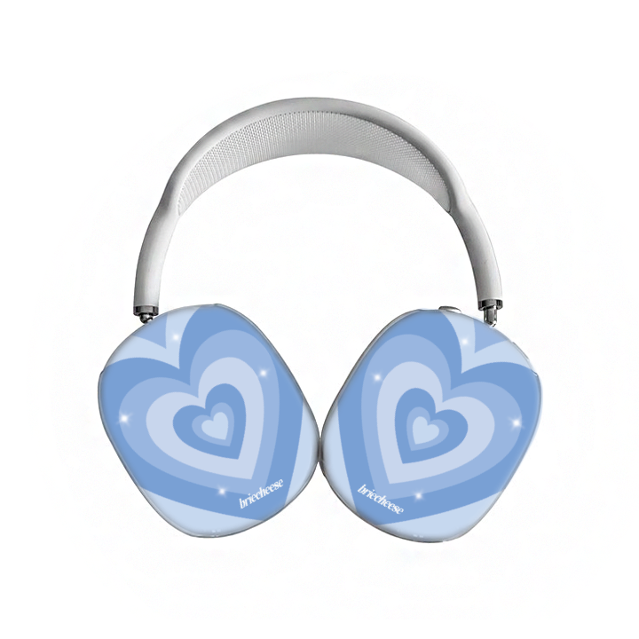 Shining Blue Heart Airpods Max Case