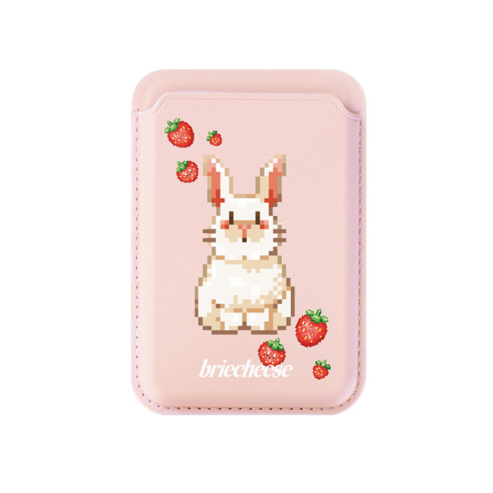 Strawberry Bunny Magsafe Wallet